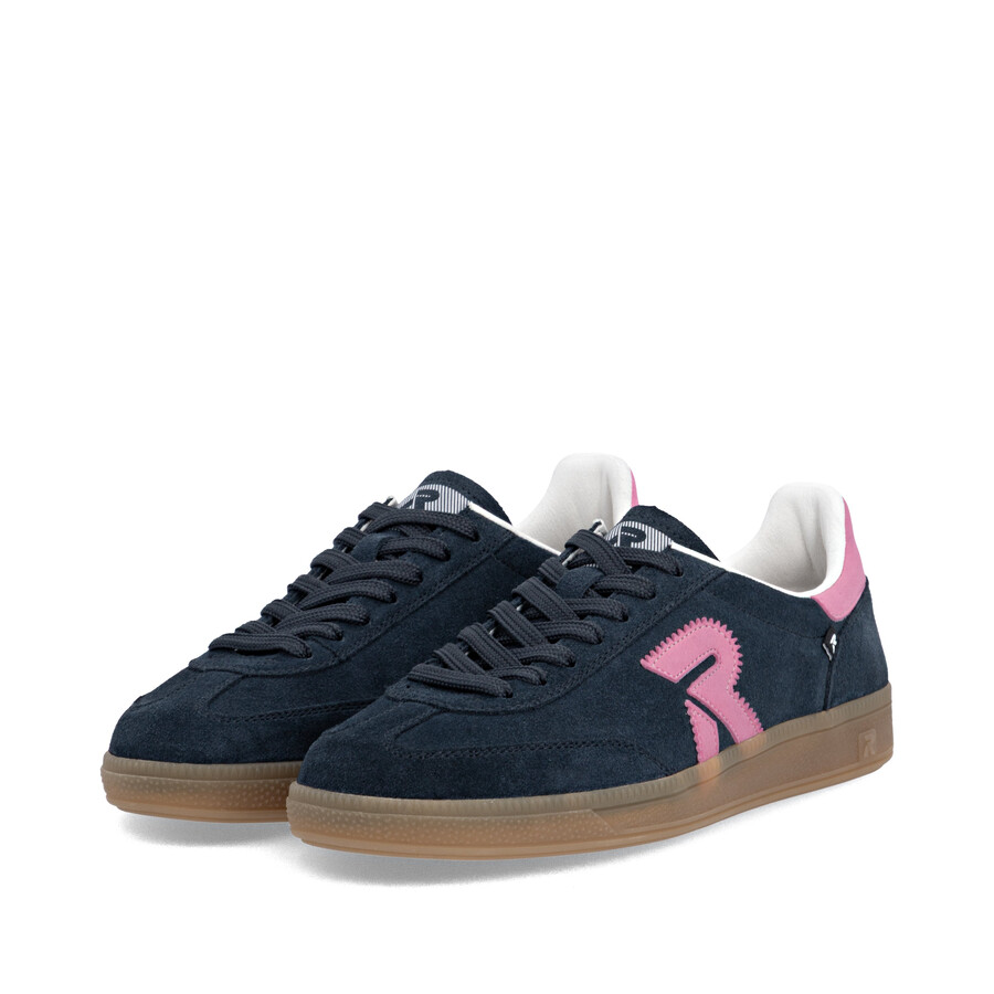 baskets bleues pour femmes rieker sport w2200-15