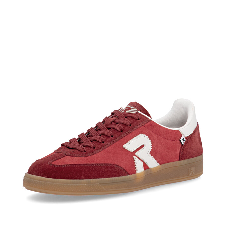 baskets rouges pour femmes rieker sport w2200-33