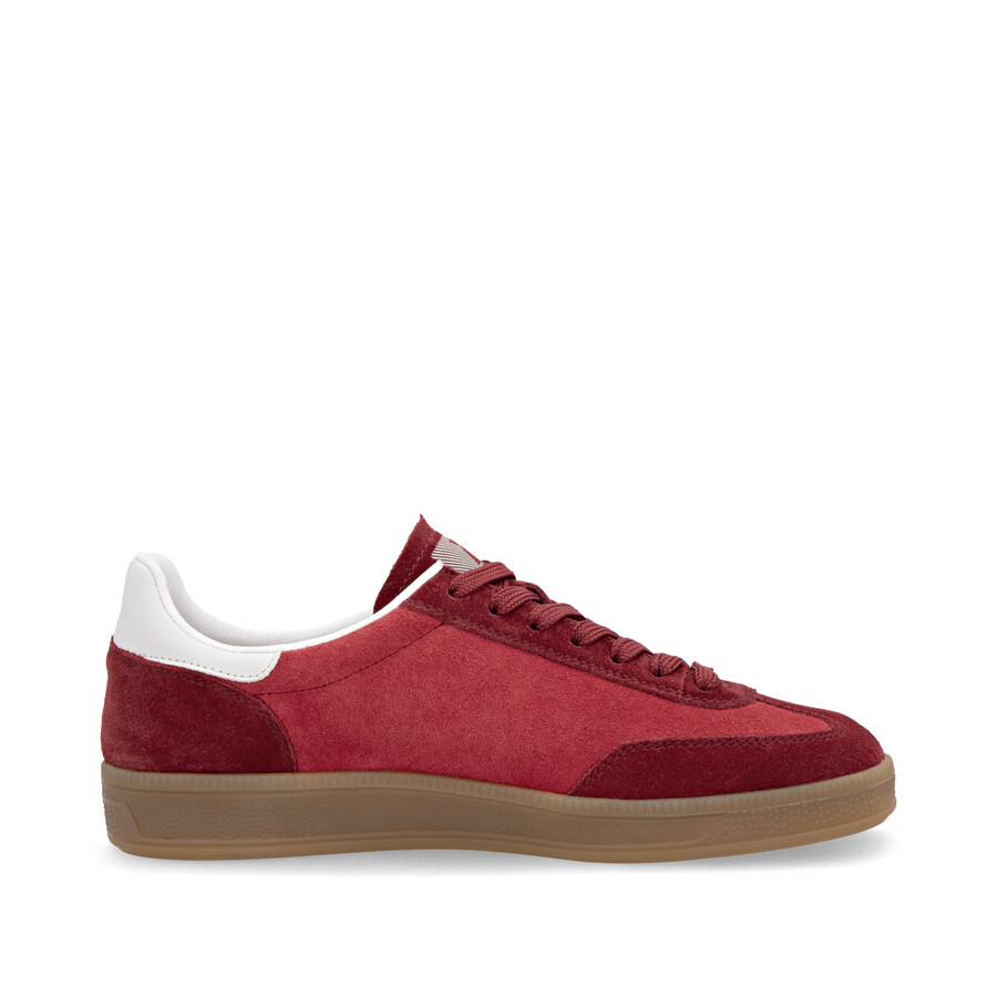 baskets rouges pour femmes rieker sport w2200-33