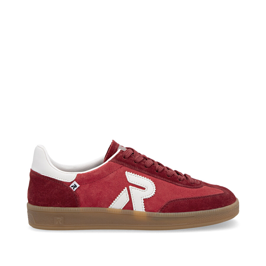 baskets rouges pour femmes rieker sport w2200-33