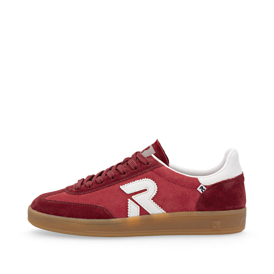 baskets rouges pour femmes rieker sport w2200-33