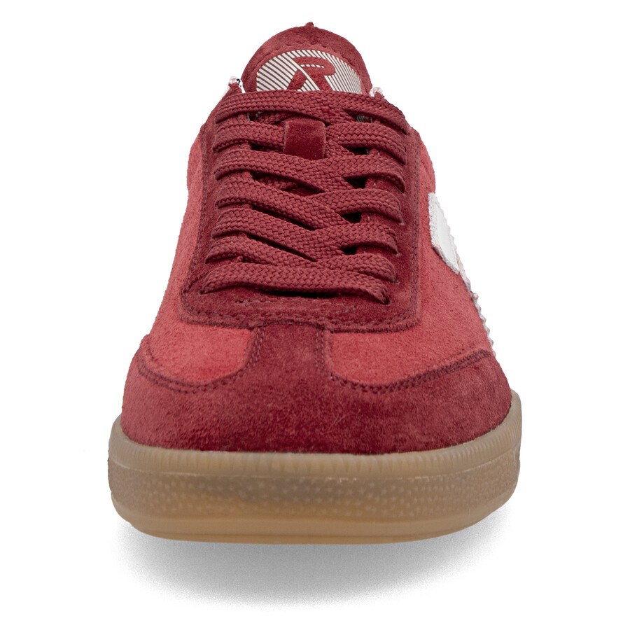 baskets rouges pour femmes rieker sport w2200-33
