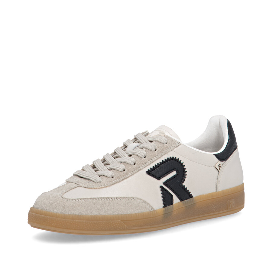 baskets beiges pour femmes rieker sport w2200-60
