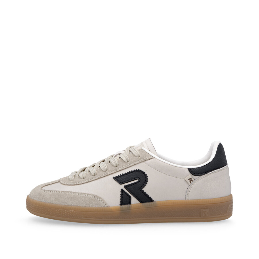 baskets beiges pour femmes rieker sport w2200-60