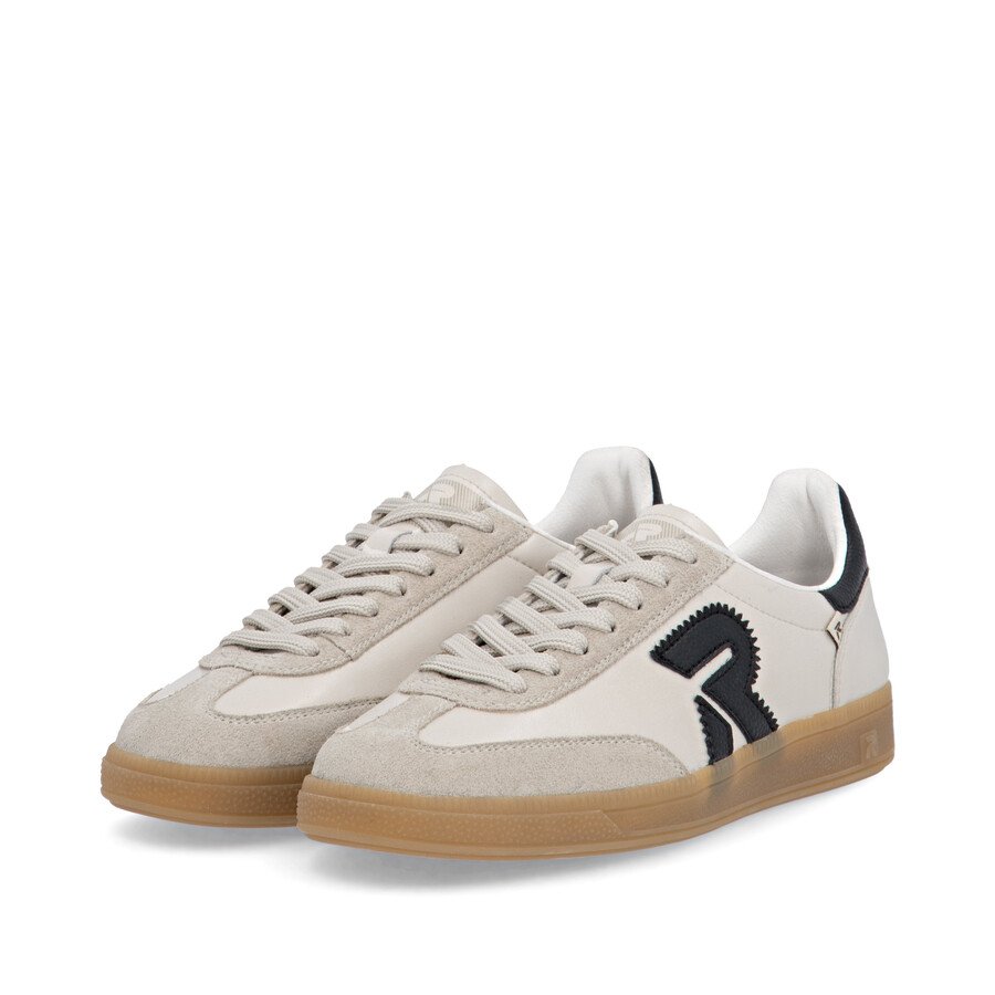 baskets beiges pour femmes rieker sport w2200-60