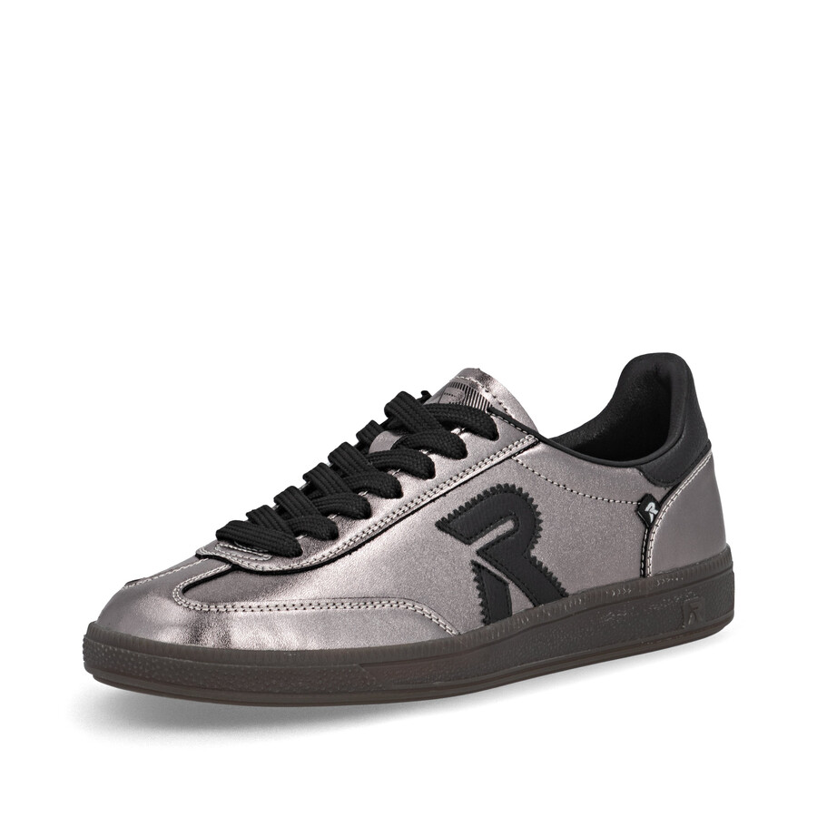 baskets argentplatine pour femmes rieker sport w2200-91