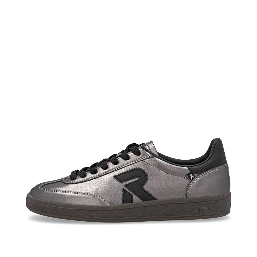 baskets argentplatine pour femmes rieker sport w2200-91