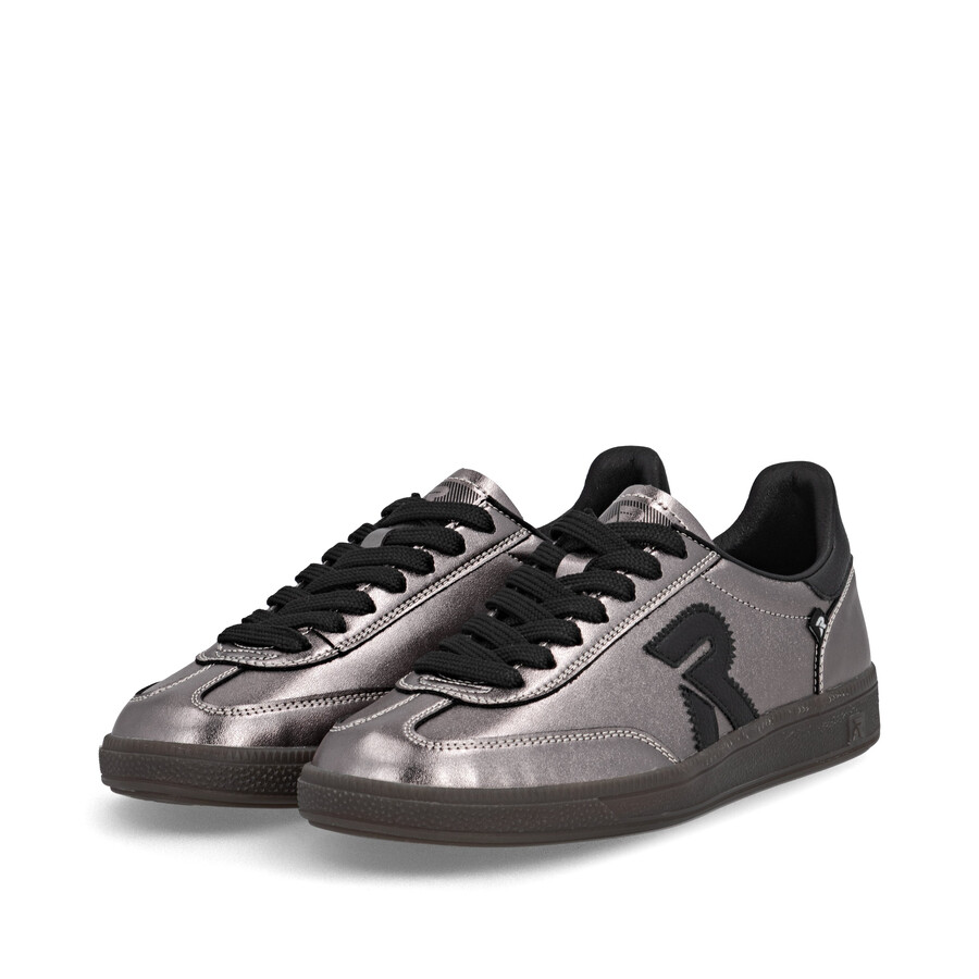 baskets argentplatine pour femmes rieker sport w2200-91