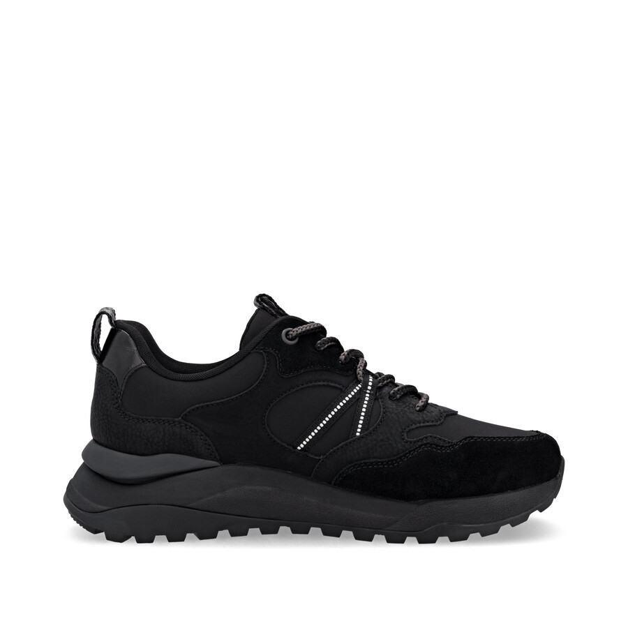 baskets noires pour femmes rieker sport w2501-00