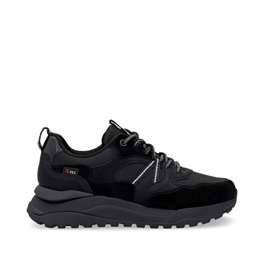 baskets noires pour femmes rieker sport w2501-00