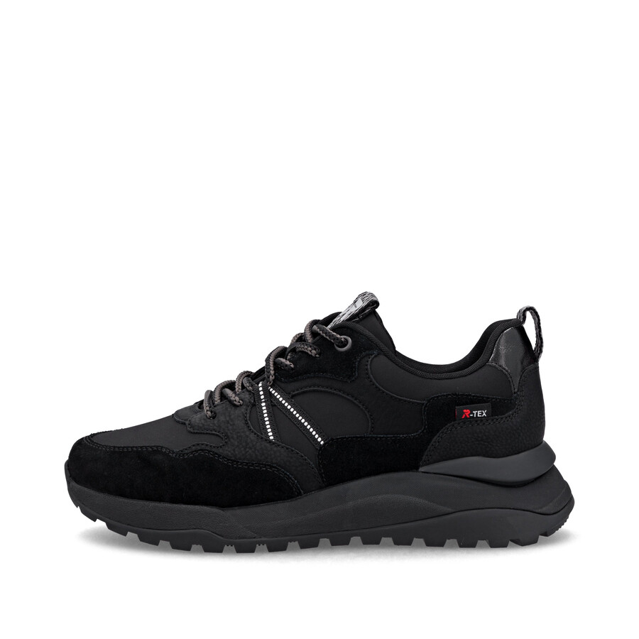 baskets noires pour femmes rieker sport w2501-00