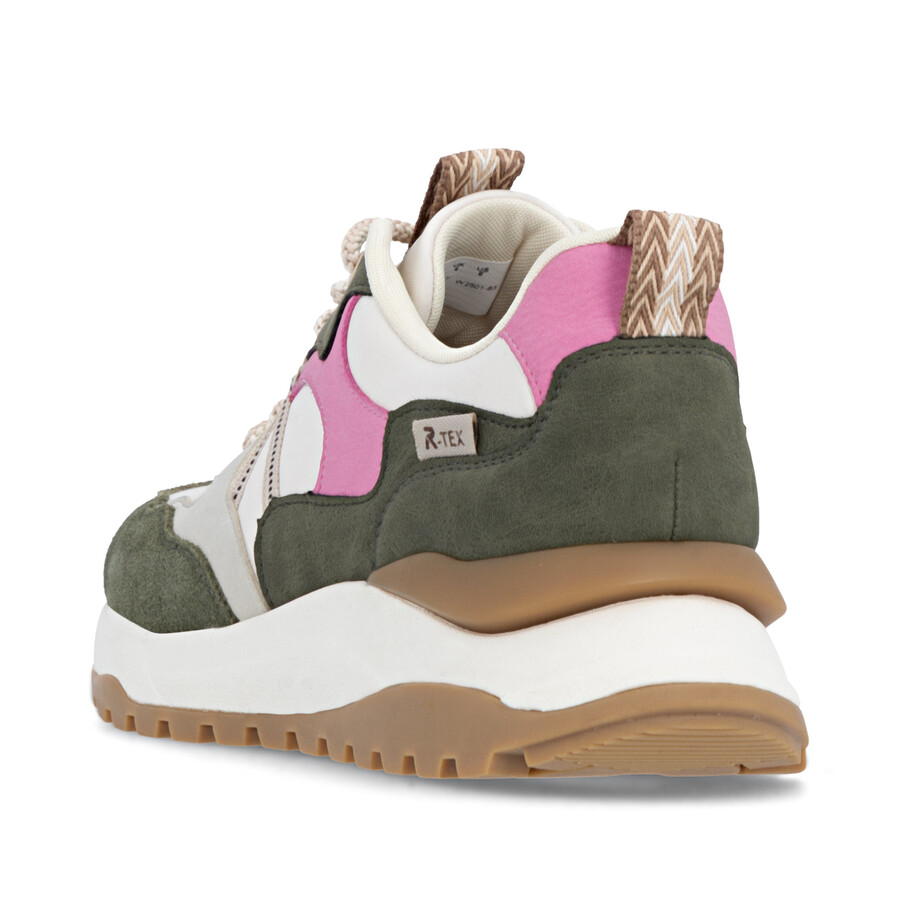 baskets blanches pour femmes rieker sport w2501-83