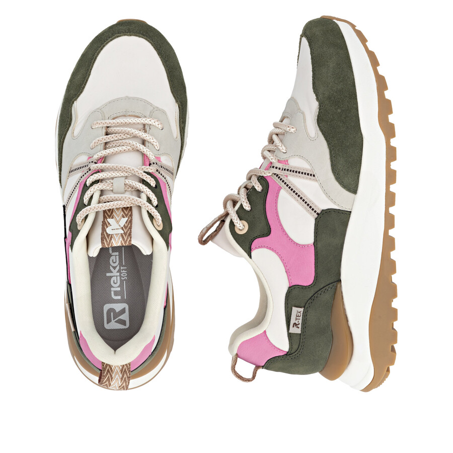 baskets blanches pour femmes rieker sport w2501-83