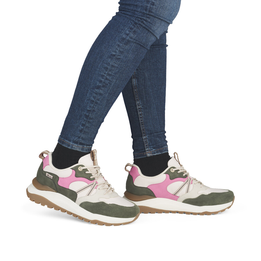 baskets blanches pour femmes rieker sport w2501-83