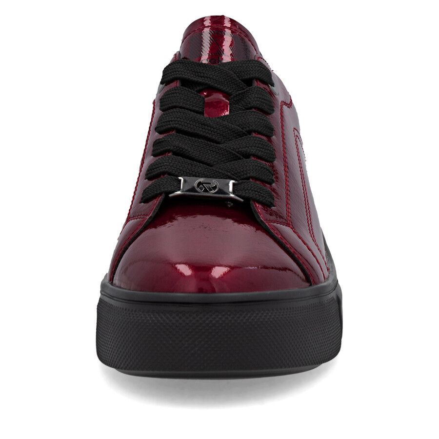 chaussures élastiques rouges pour femmes rieker sport w2601-35