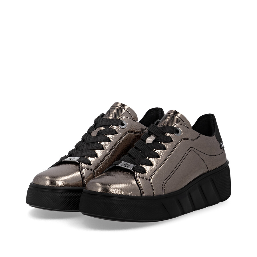 chaussures métallisées pour femmes rieker sport w2601-91
