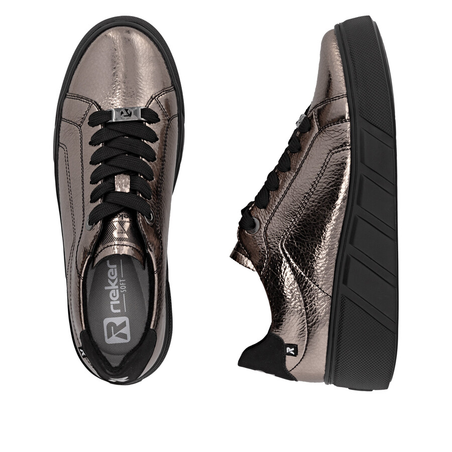 chaussures métallisées pour femmes rieker sport w2601-91