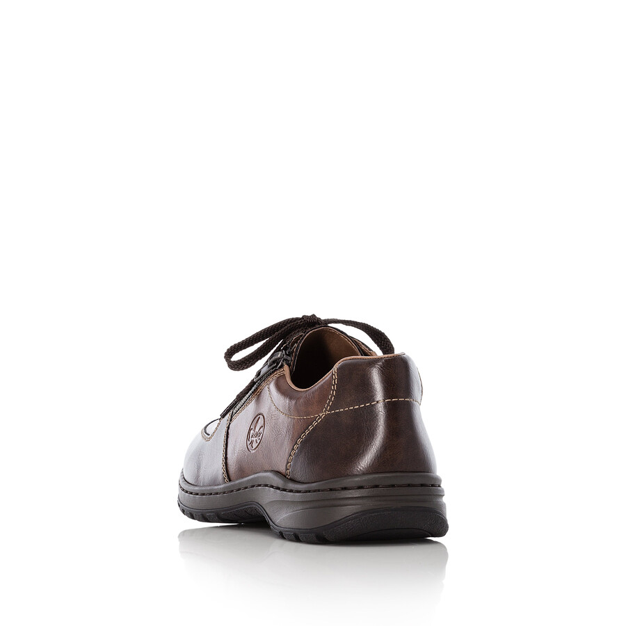 chaussures marron à fermeture éclair pour hommes rieker 03329-25