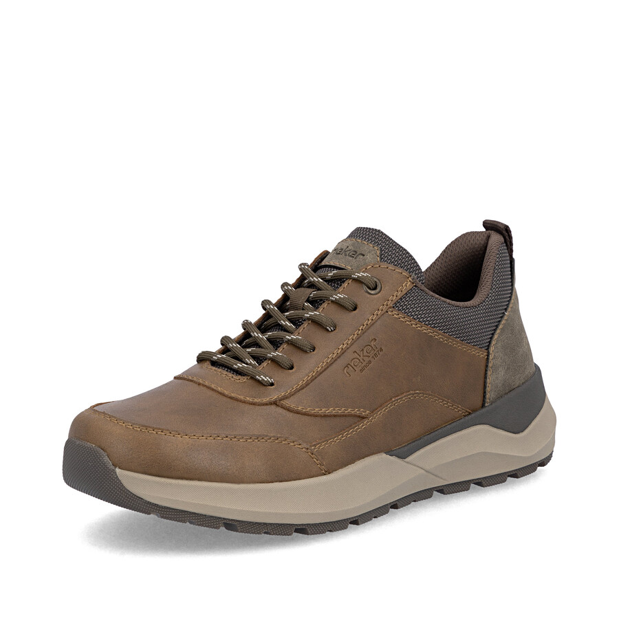 chaussures marron à fermeture éclair pour hommes rieker 06000-22