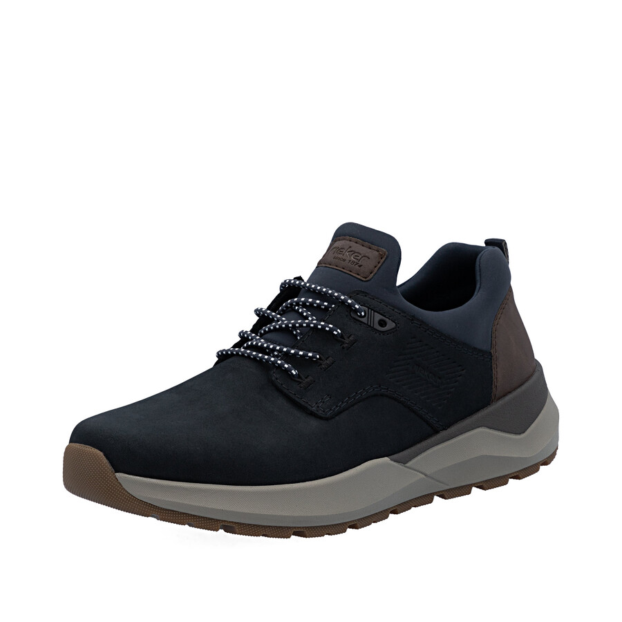 chaussures élastiques bleues pour hommes rieker 06050-14