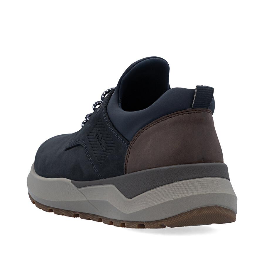 chaussures élastiques bleues pour hommes rieker 06050-14