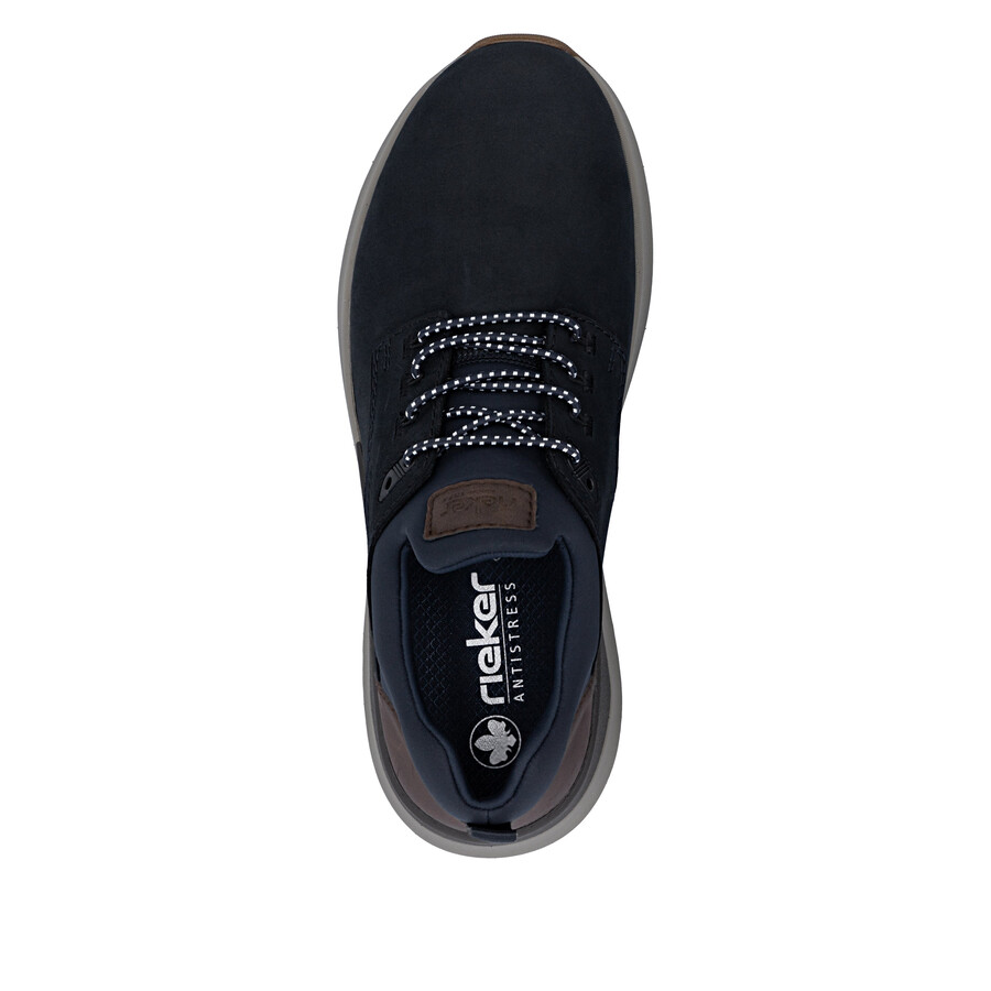 chaussures élastiques bleues pour hommes rieker 06050-14