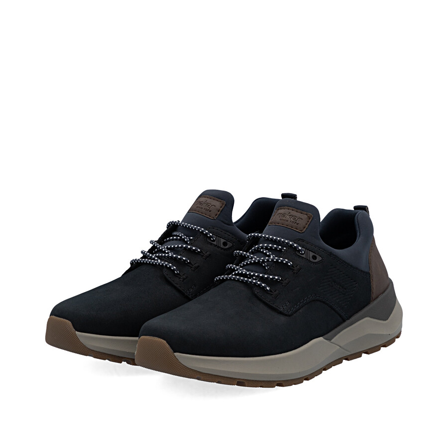 chaussures élastiques bleues pour hommes rieker 06050-14