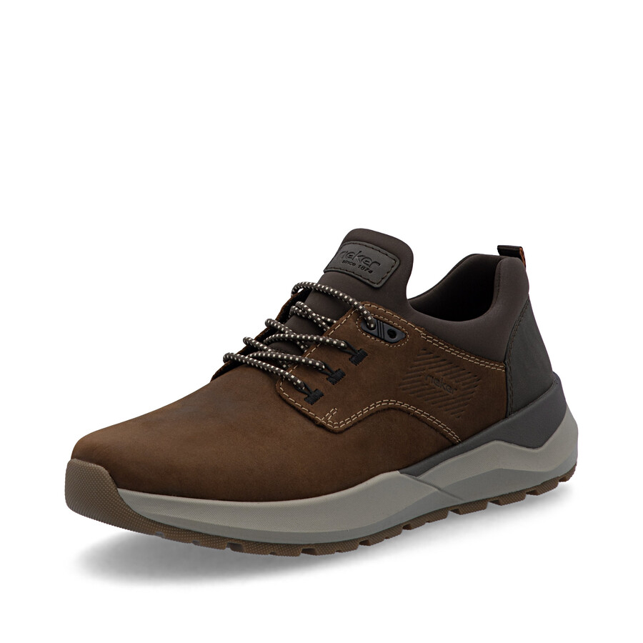 chaussures élastiques marron pour hommes rieker 06050-22