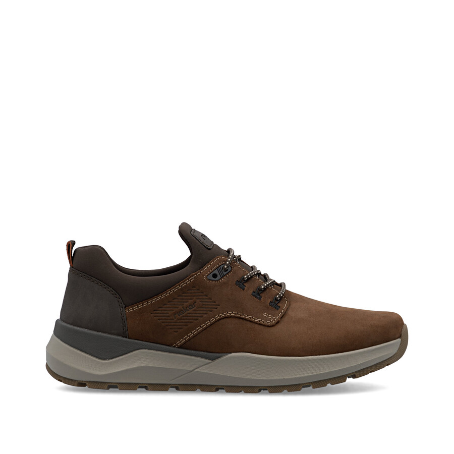chaussures élastiques marron pour hommes rieker 06050-22