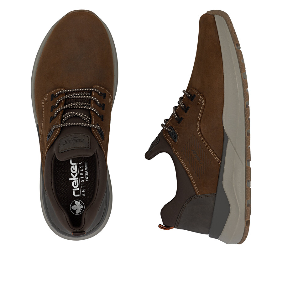 chaussures élastiques marron pour hommes rieker 06050-22