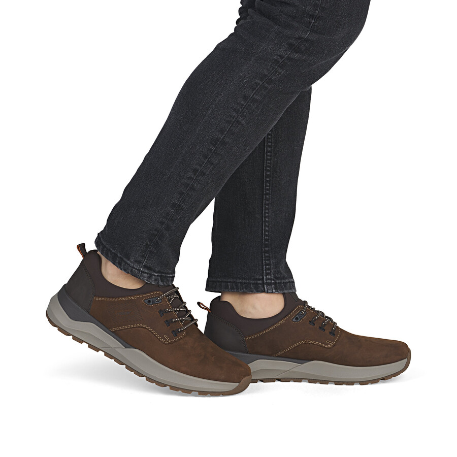 chaussures élastiques marron pour hommes rieker 06050-22