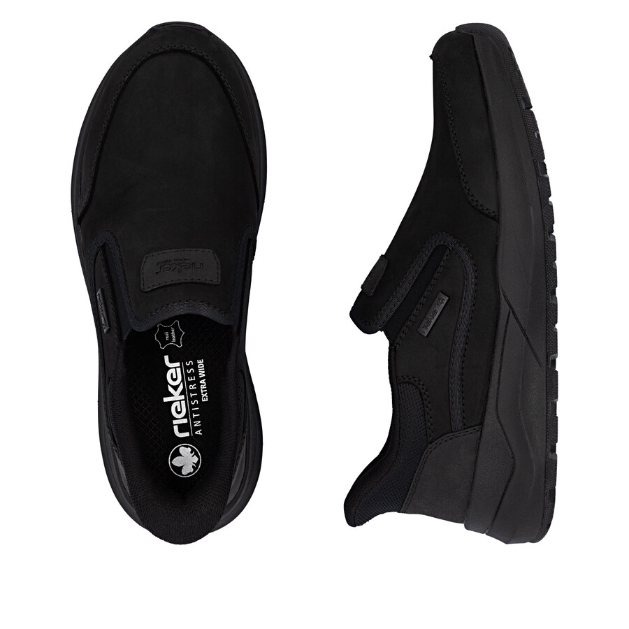 chaussures élastiques noires pour hommes rieker 06052-00