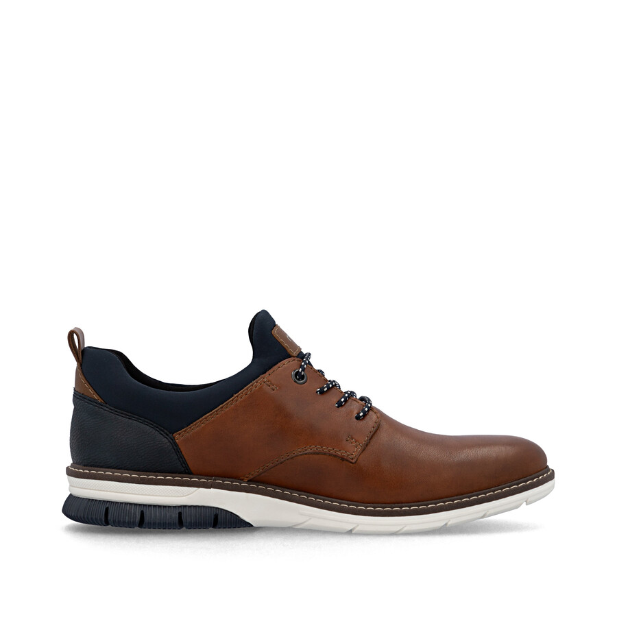 chaussures élastiques marron pour hommes rieker 14454-22