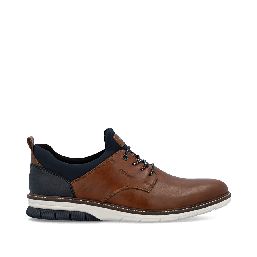 chaussures élastiques marron pour hommes rieker 14454-22