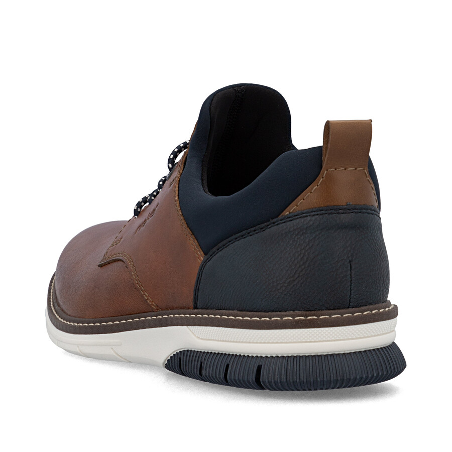 chaussures élastiques marron pour hommes rieker 14454-22