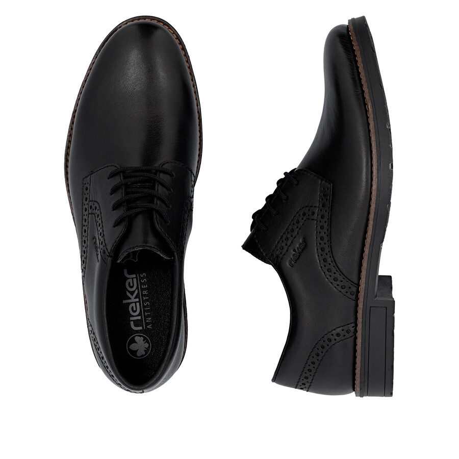 chaussures élastiques noires pour hommes rieker 14642-00