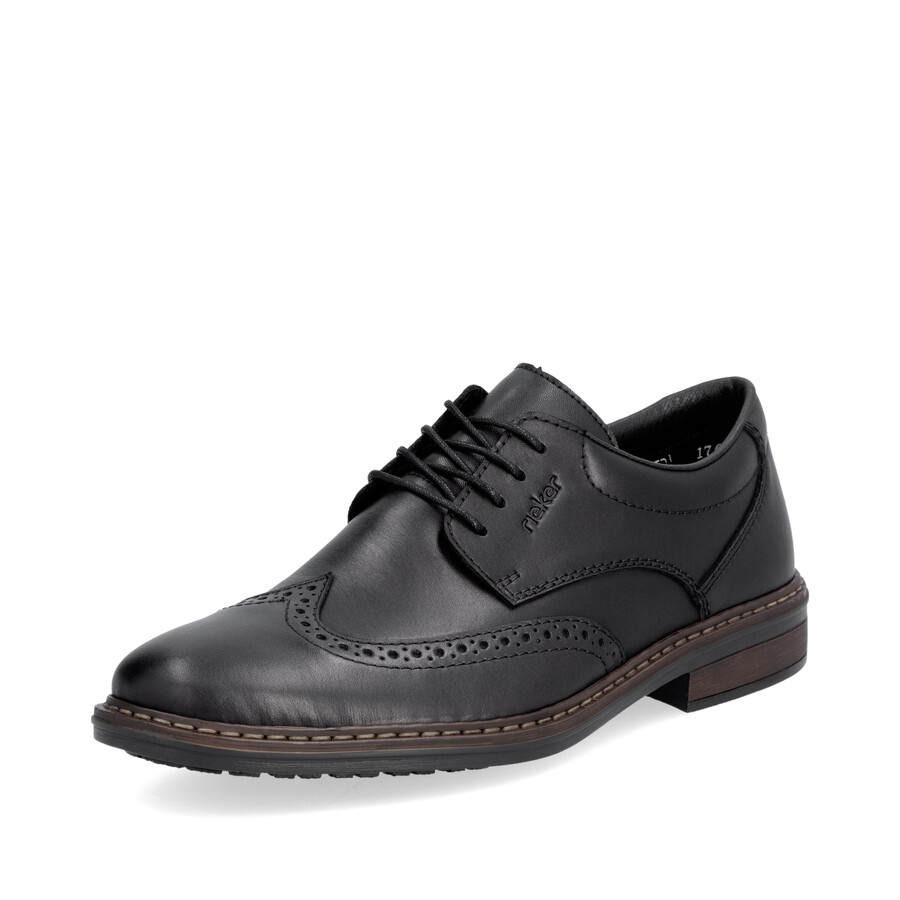 chaussures élastiques noires pour hommes rieker 17620-00