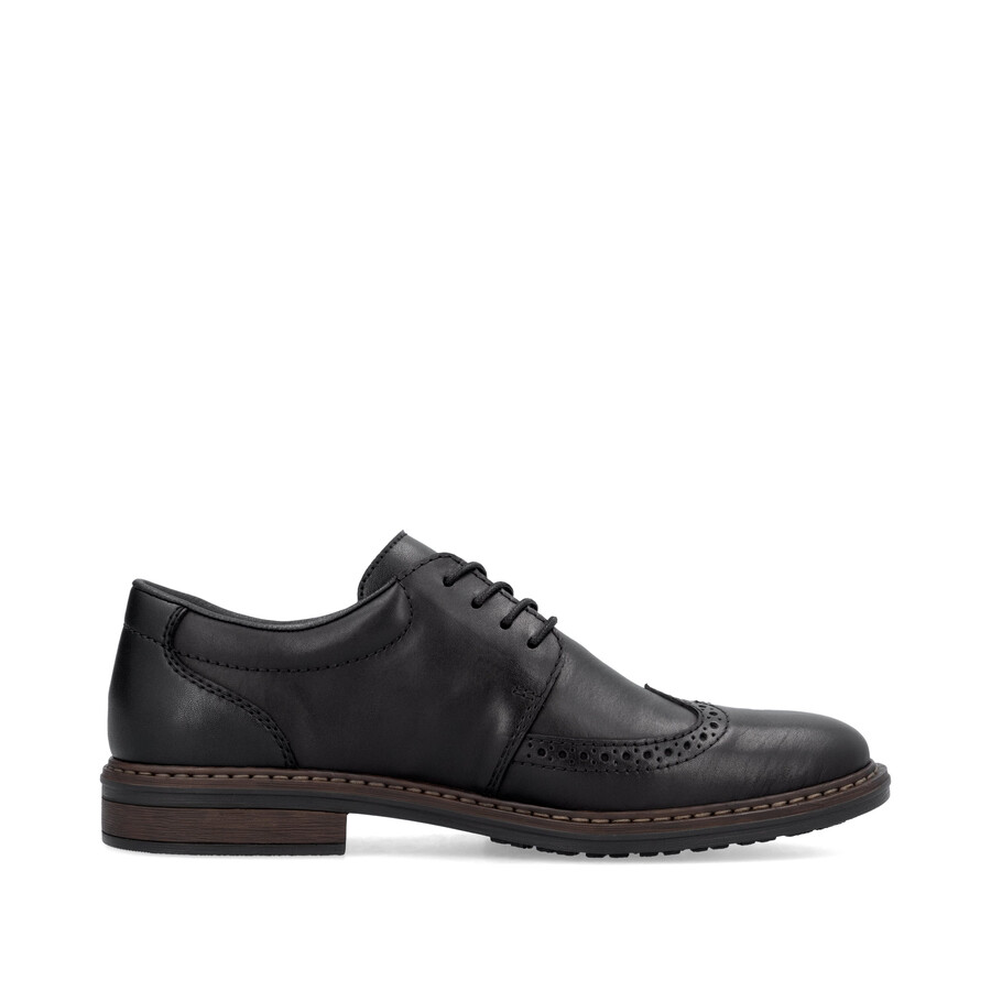 chaussures élastiques noires pour hommes rieker 17620-00