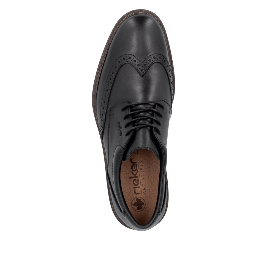 chaussures élastiques noires pour hommes rieker 17620-00