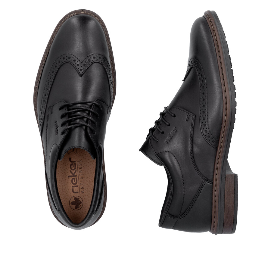 chaussures élastiques noires pour hommes rieker 17620-00