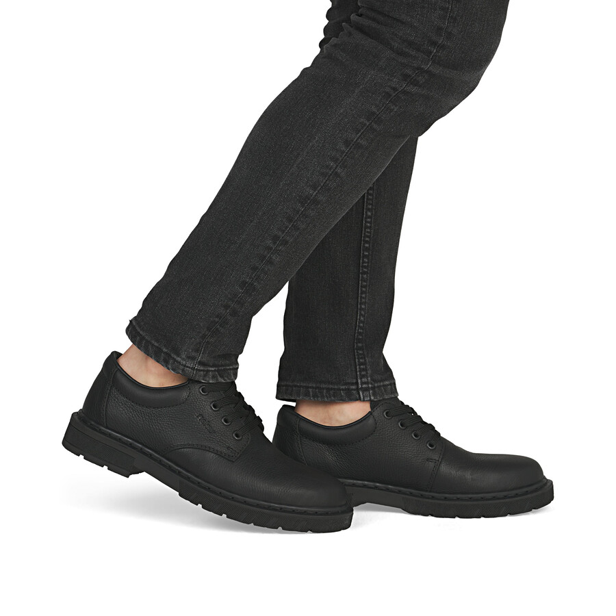 chaussures élastiques noires pour hommes rieker 31610-00
