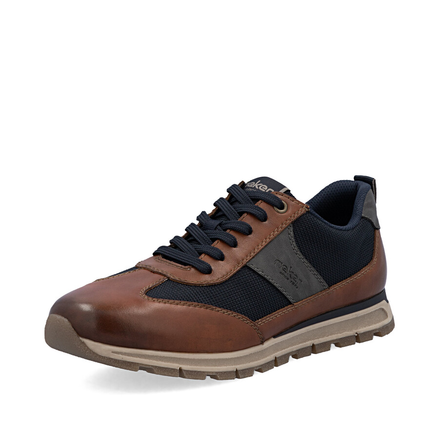 chaussures marron à fermeture éclair pour hommes rieker b0507-24