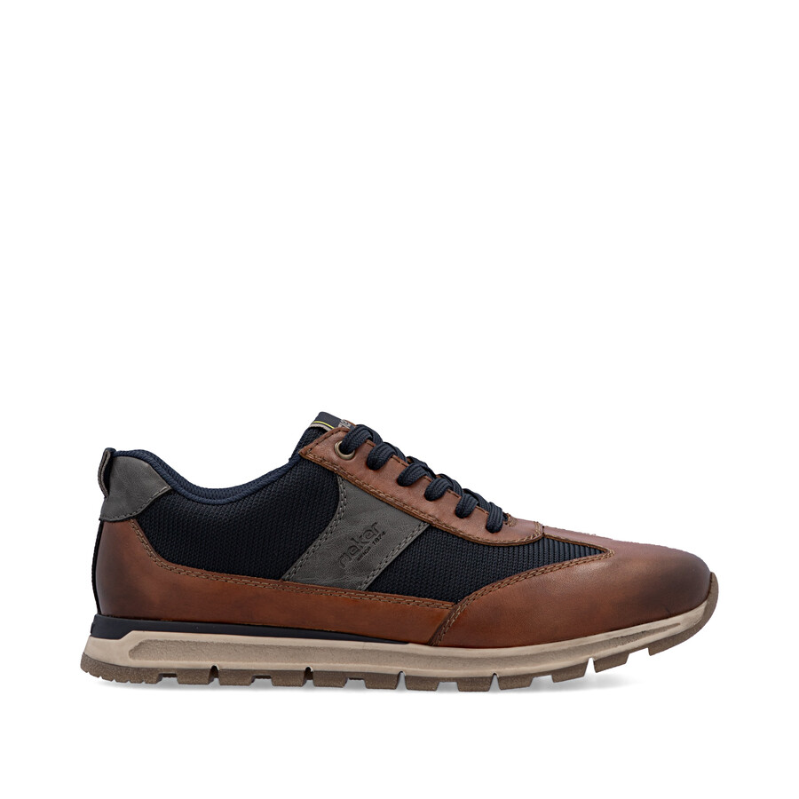 chaussures marron à fermeture éclair pour hommes rieker b0507-24