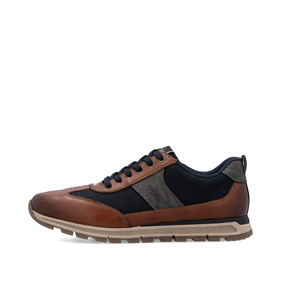 chaussures marron à fermeture éclair pour hommes rieker b0507-24