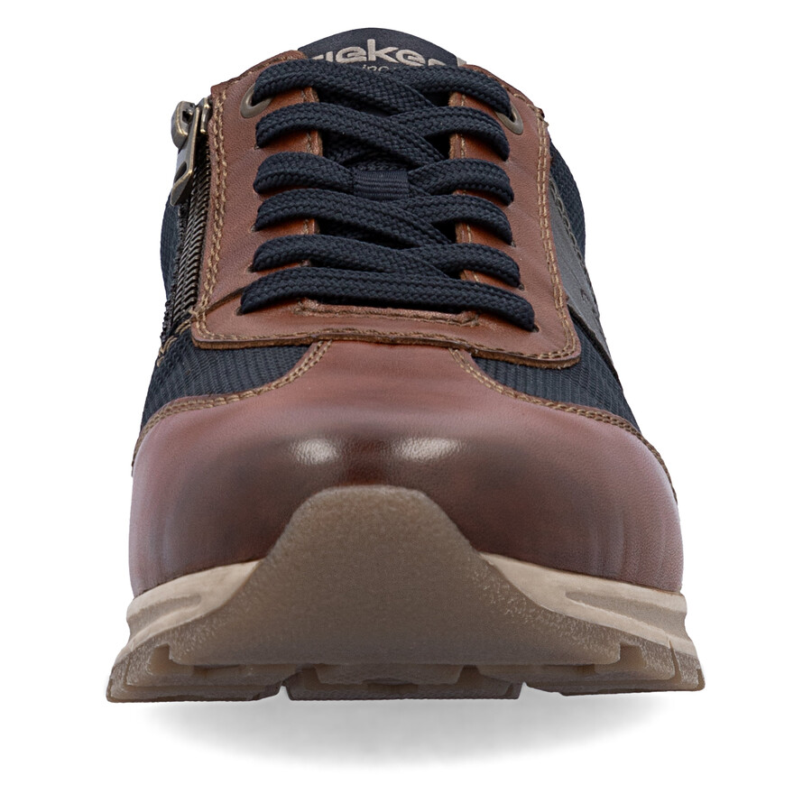 chaussures marron à fermeture éclair pour hommes rieker b0507-24