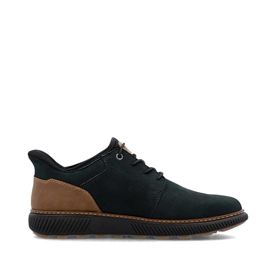chaussures élastiques bleues pour hommes rieker b3357-15