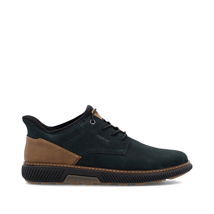 chaussures élastiques bleues pour hommes rieker b3357-15