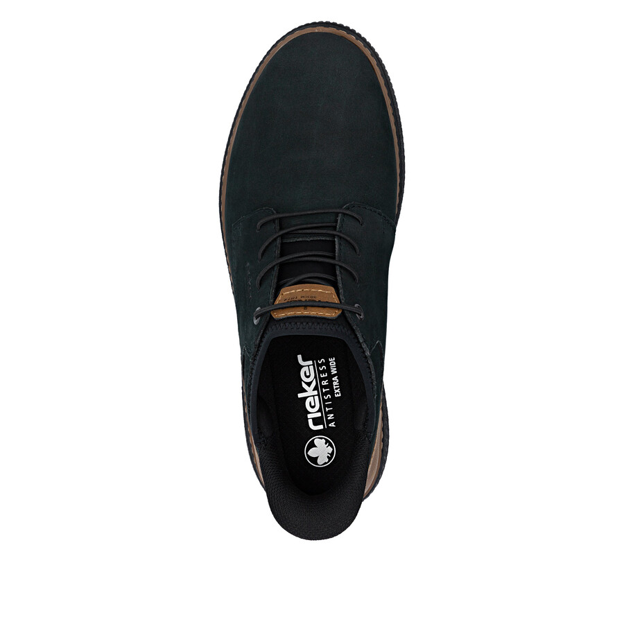 chaussures élastiques bleues pour hommes rieker b3357-15
