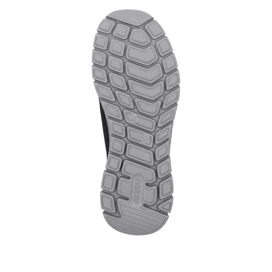 chaussures élastiques noires pour hommes rieker b6656-00