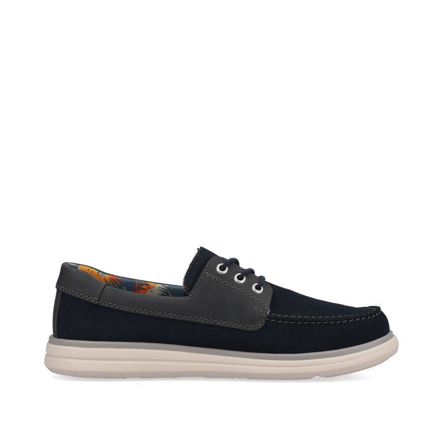 chaussures à lacets bleues pour hommes rieker sport u0601-14